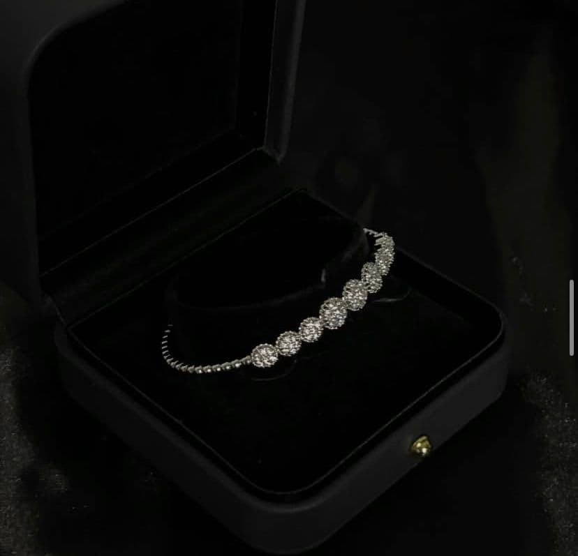 Diamond Cluster Bracelet